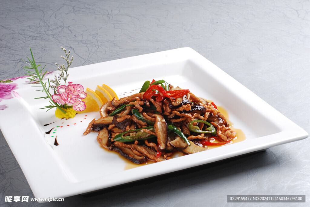香菇肉絲