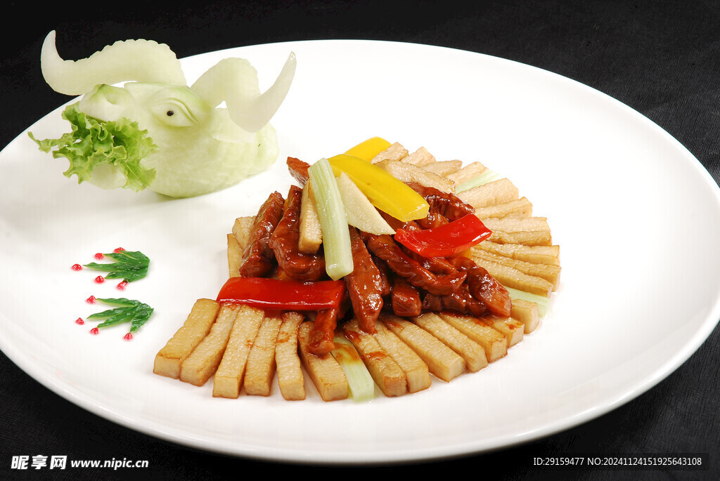 杏鮑菇炒肉眼