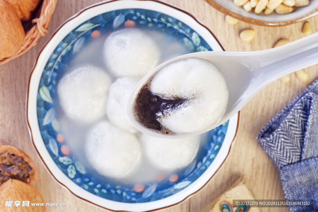 湯圓攝影圖