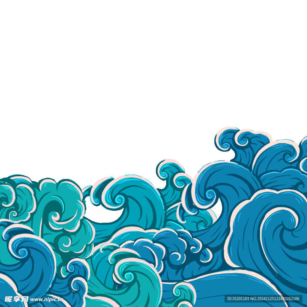 海浪素材
