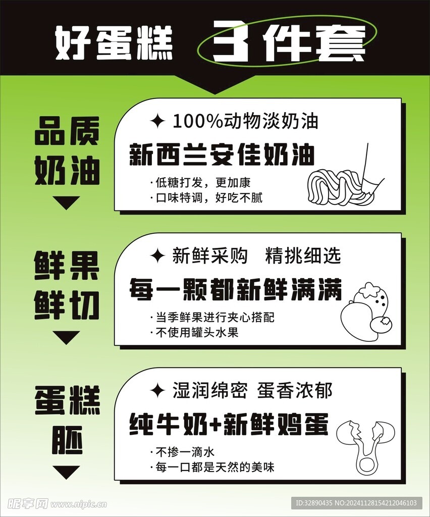 蛋糕店櫥窗玻璃貼畫