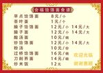 面館菜單