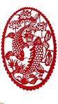 春節(jié)福魚(yú)窗花