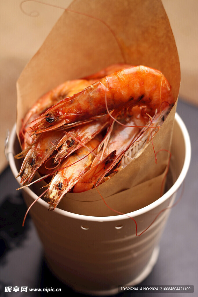 烤蝦串