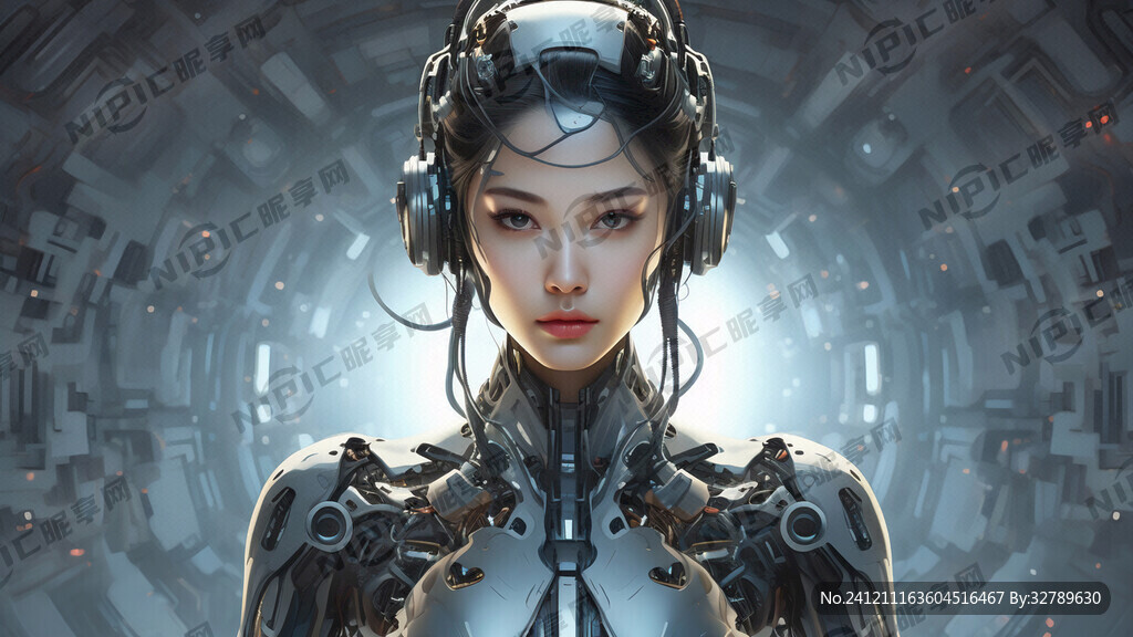 女性機甲 科幻 美幻 科技感