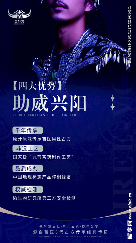 苗族男海報