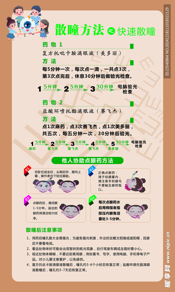 快速散瞳