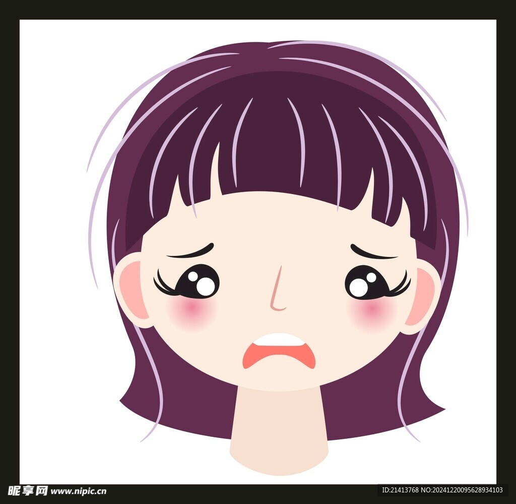 卡通女孩頭像