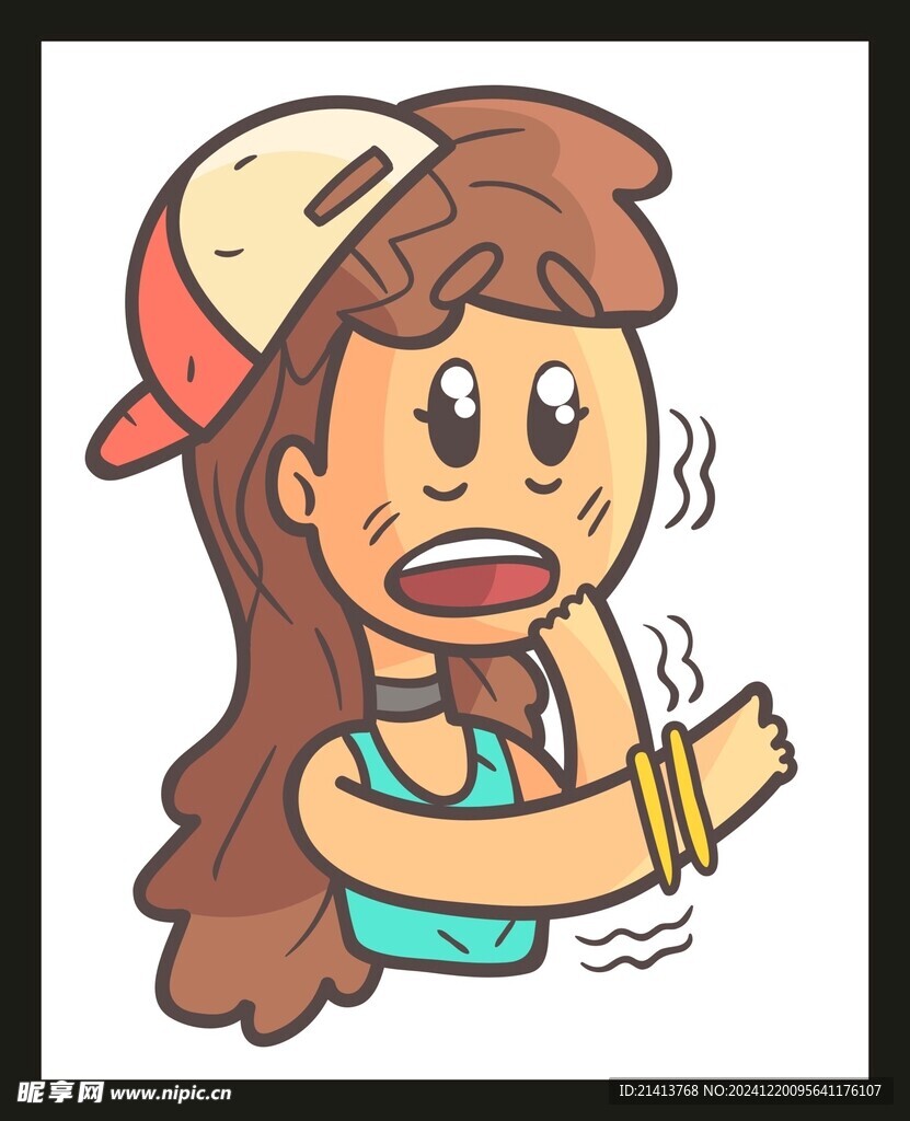 卡通女孩頭像