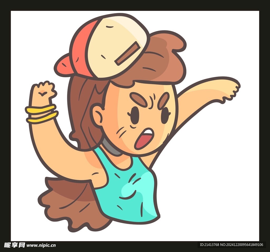 卡通女孩頭像