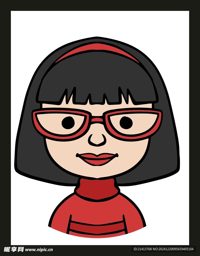 卡通女孩頭像