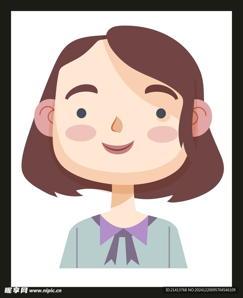 卡通女孩頭像