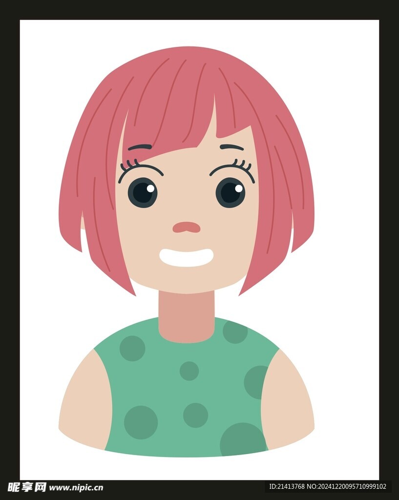卡通女孩頭像