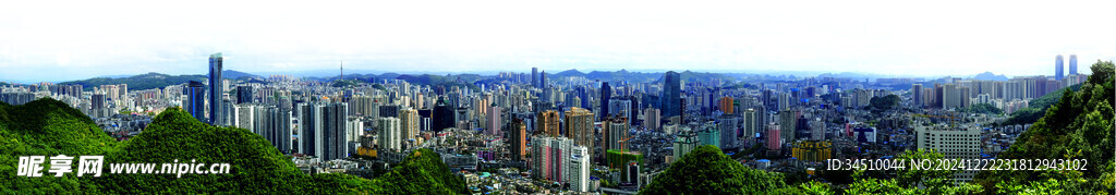貴陽城市全景圖