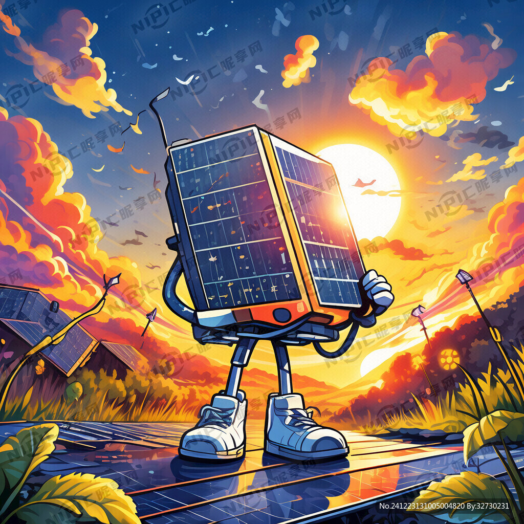 卡通 可愛 太陽能光伏支架