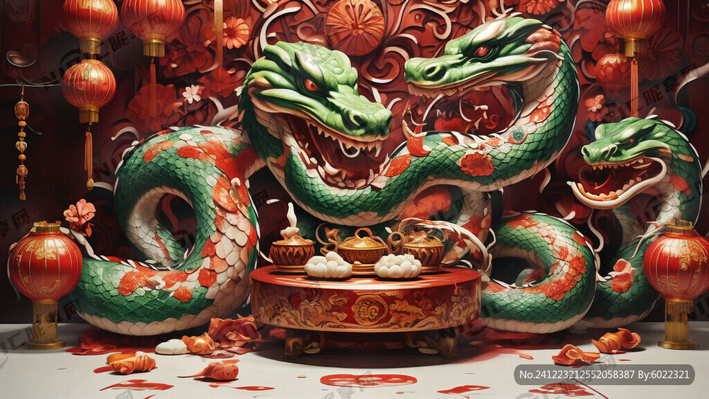 蛇年團拜會噴繪