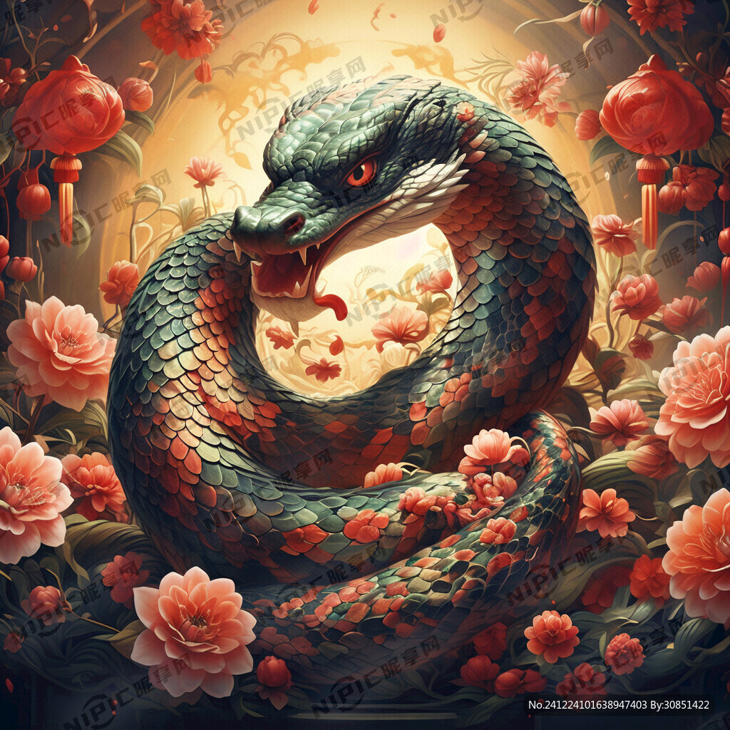蛇 迎新年