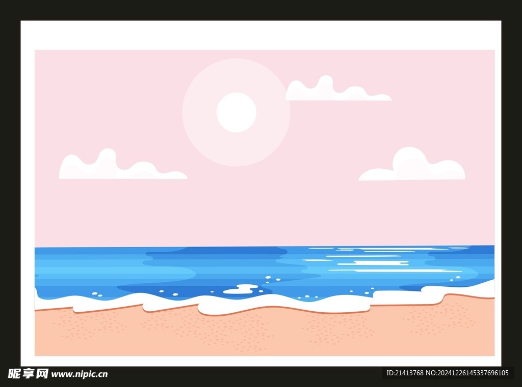 海邊沙灘風景