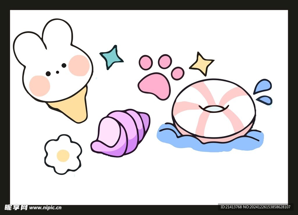 手繪卡通素材