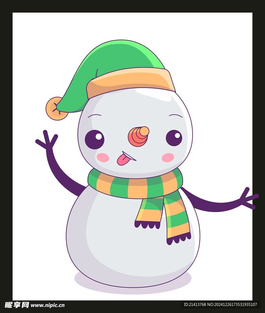 手繪雪人