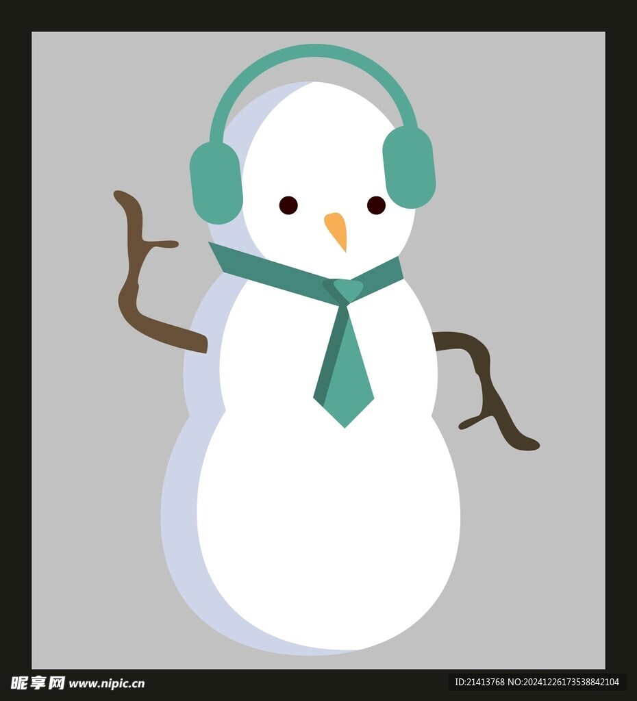 手繪雪人