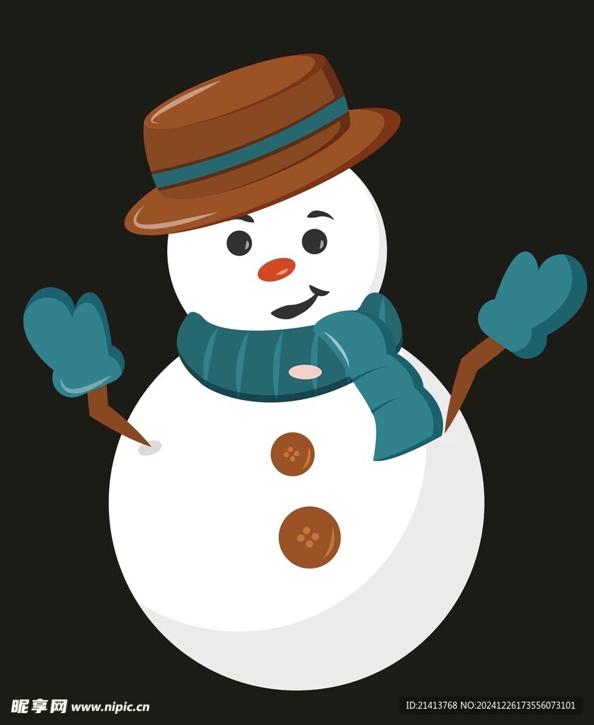 手繪雪人