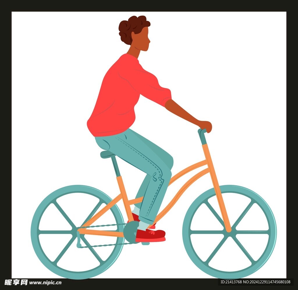 騎單車人物