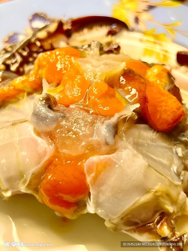 清蒸紅膏蟹