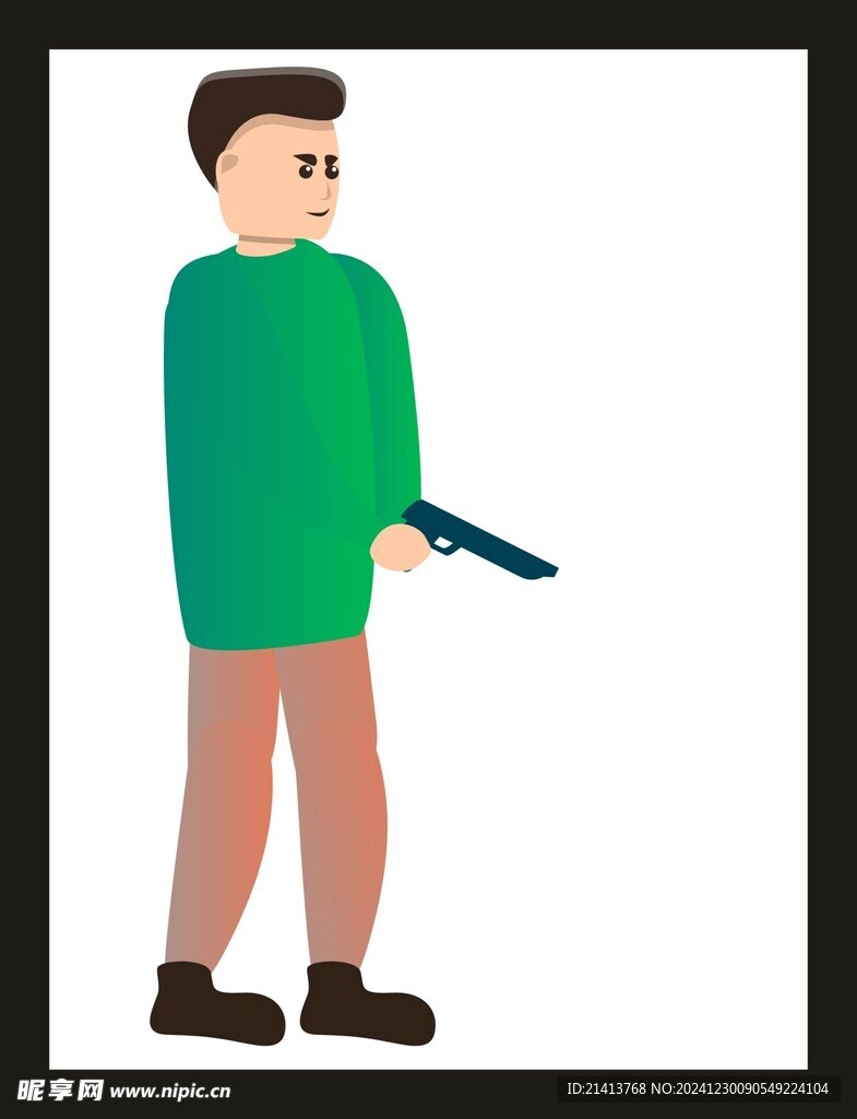 運動射擊人物