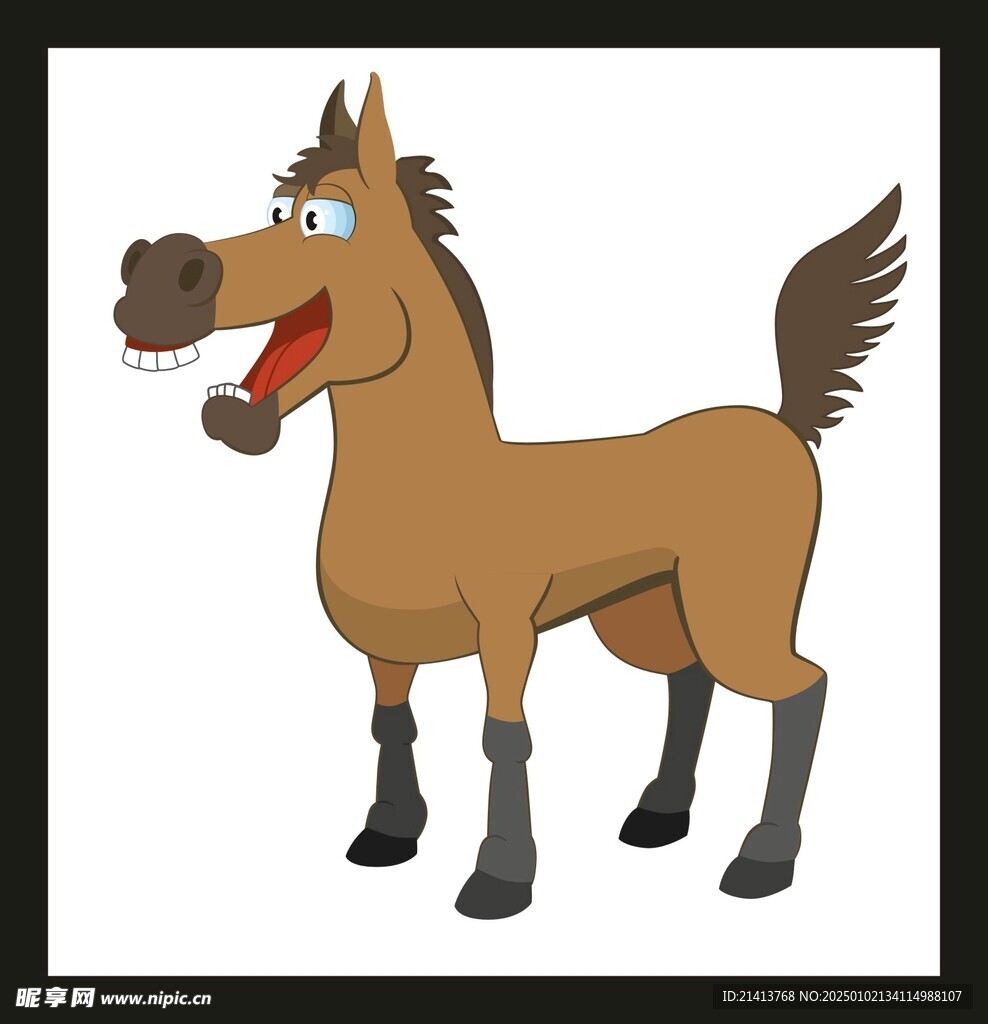 手繪小馬駒