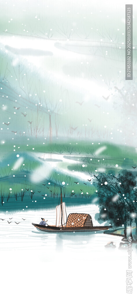 山水古風