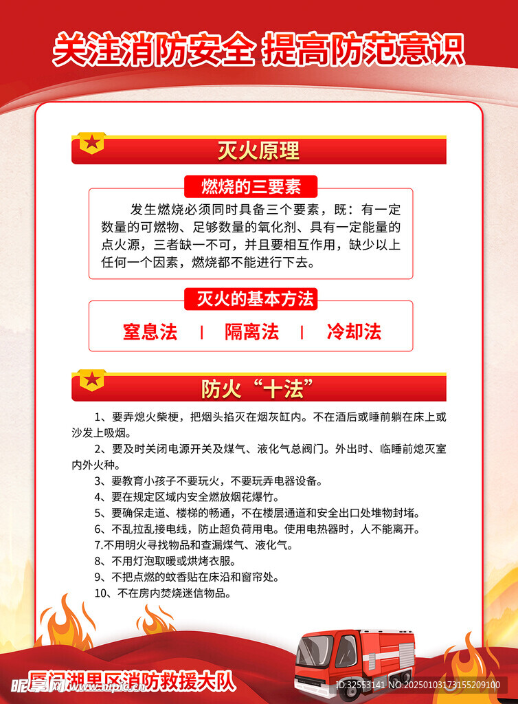 消防宣傳海報