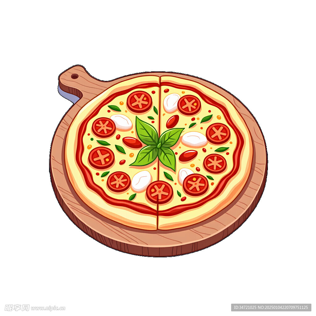 薄餅上放滿了西紅柿和奶酪