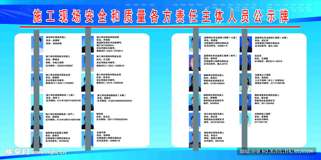 揚塵公示牌