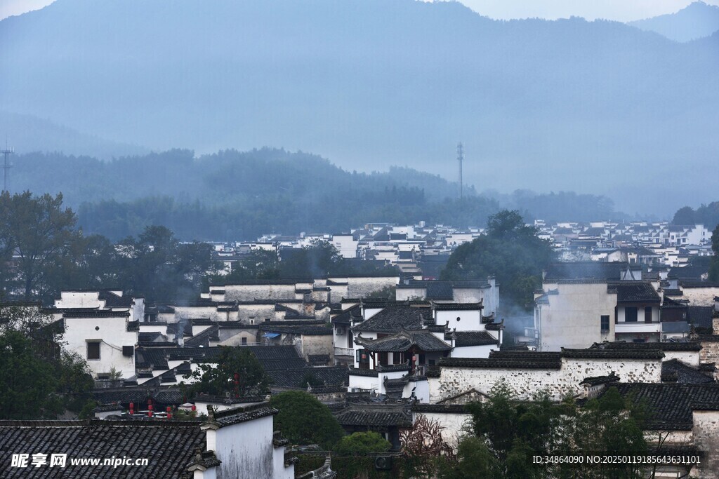 安徽醉美鄉(xiāng)村宏村風(fēng)景圖片