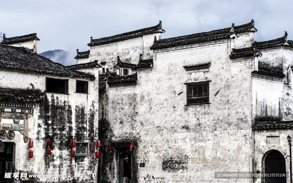 冬天徽州風(fēng)景圖片