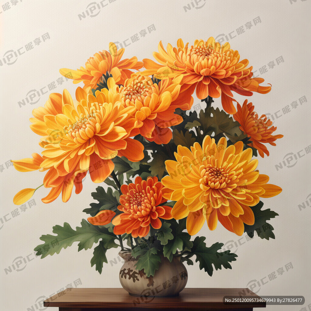 年桔菊花