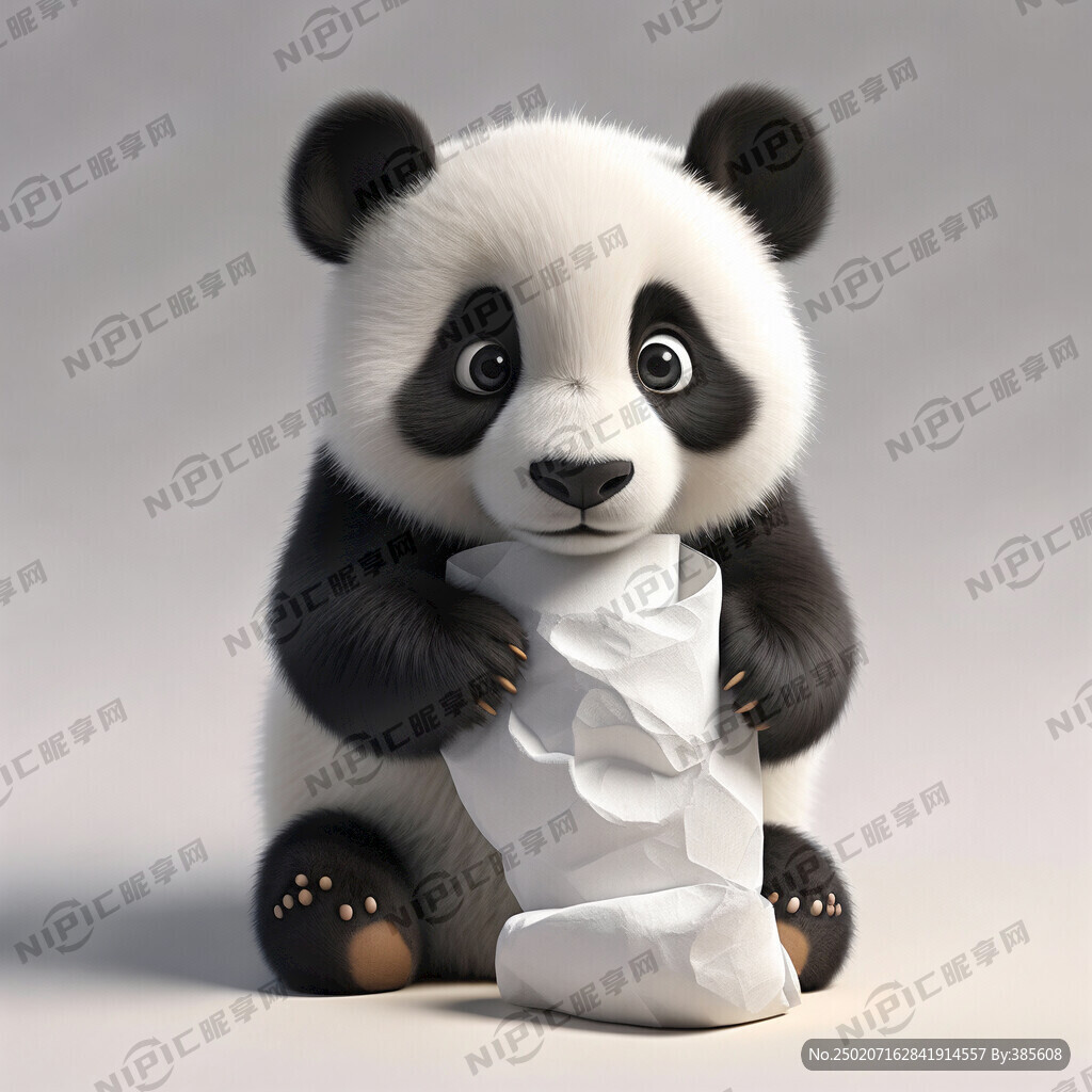 卡通可愛大熊貓寶寶 超級萌  