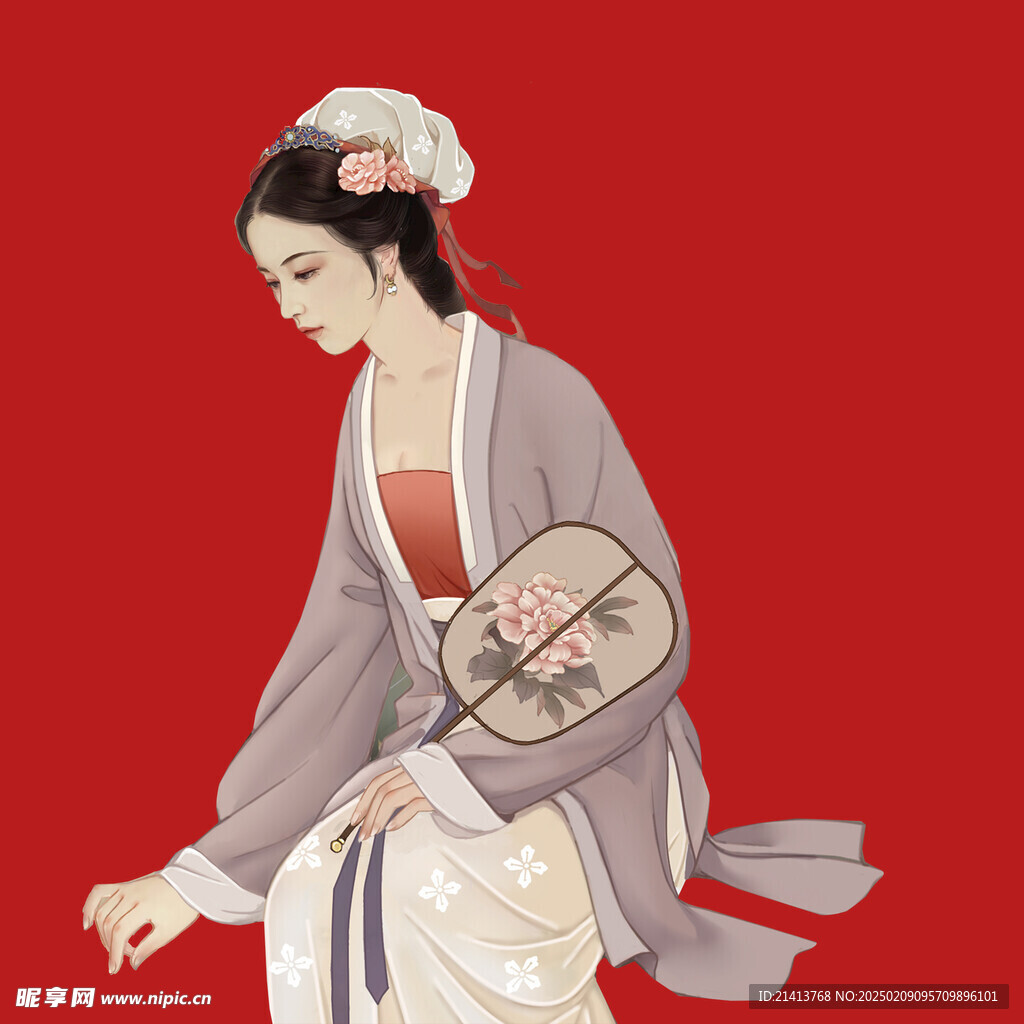 手繪古風(fēng)人物 