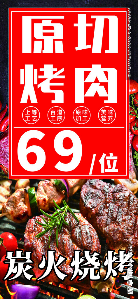 原切烤肉海報