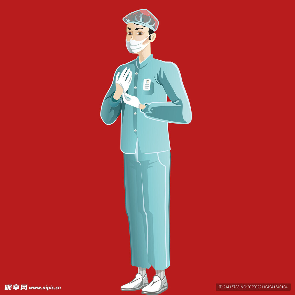 手繪醫(yī)生護士