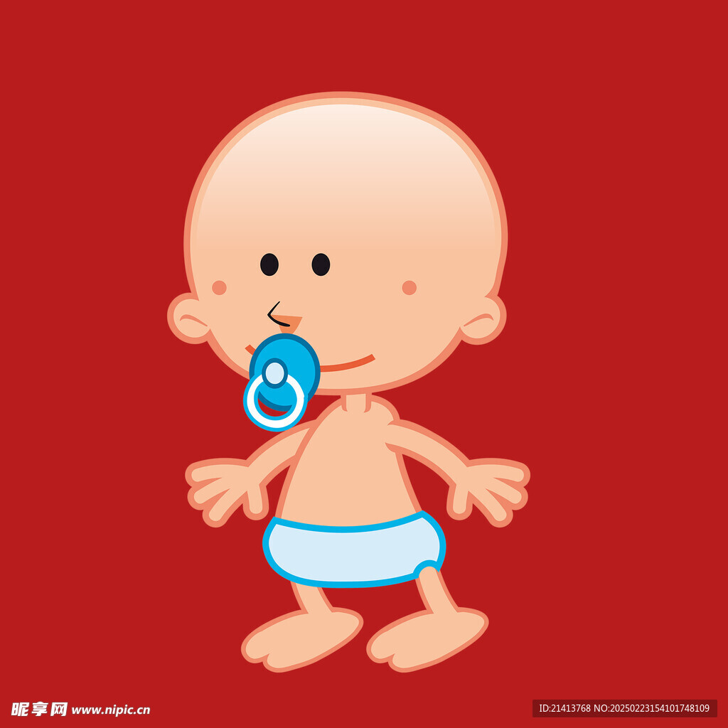 手繪卡通嬰兒