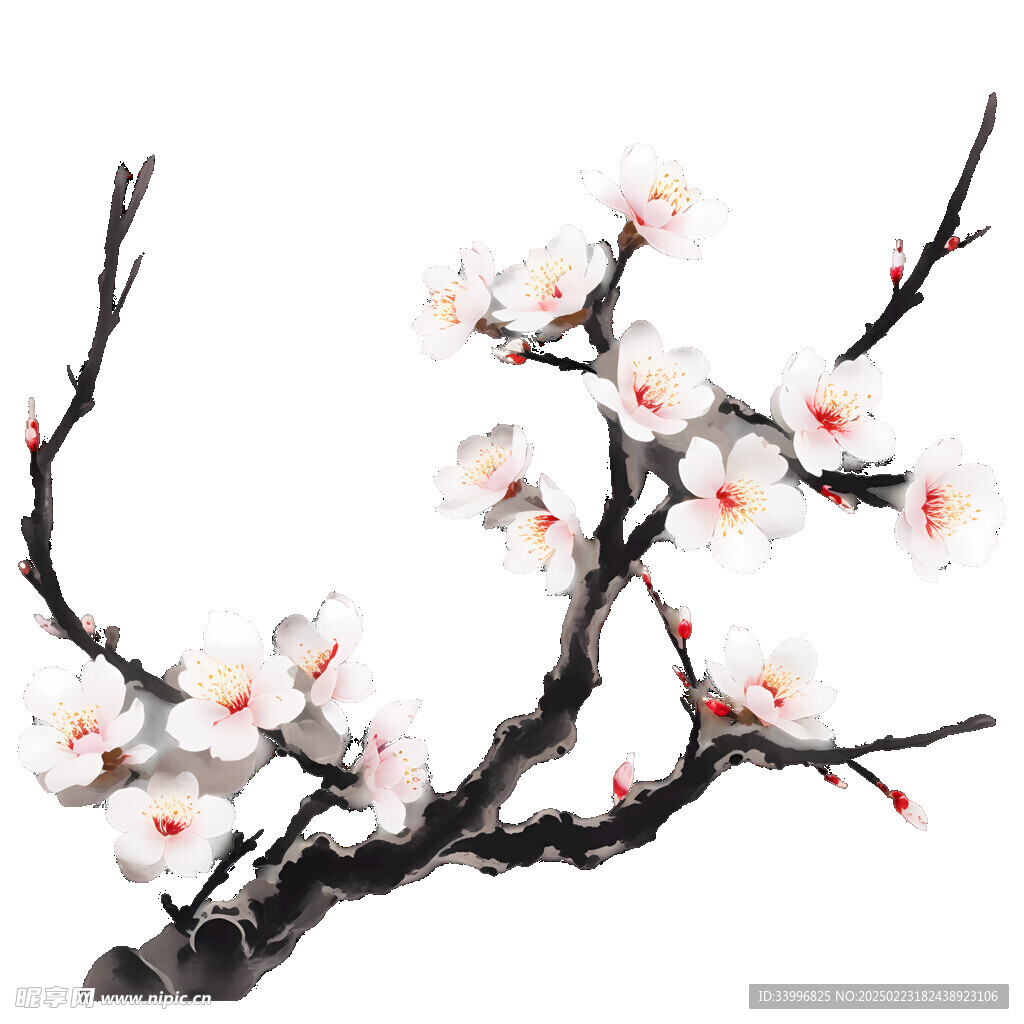水墨梅花