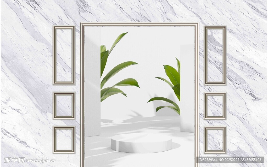 大理石背景墻 