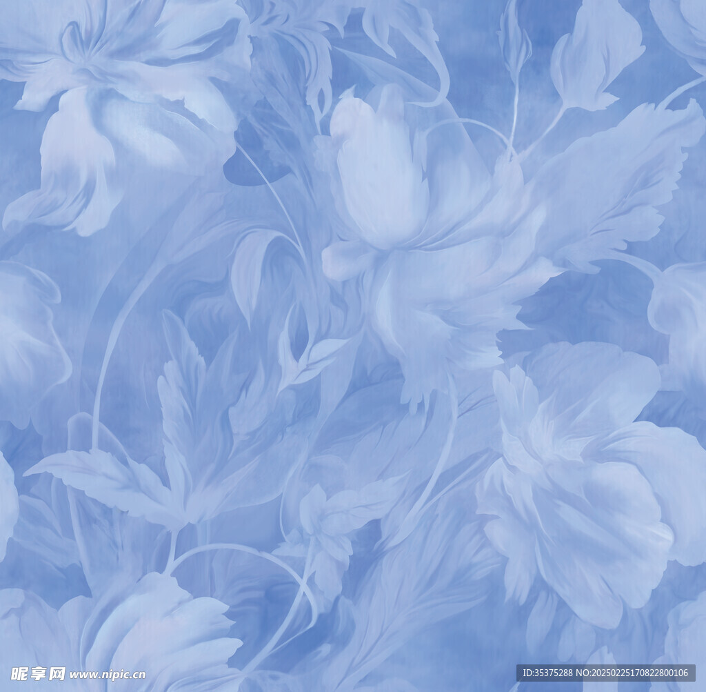 藍花朵