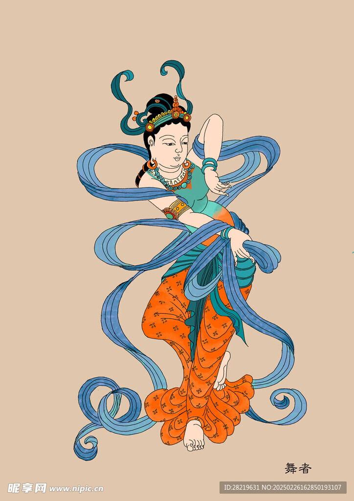 舞者壁畫