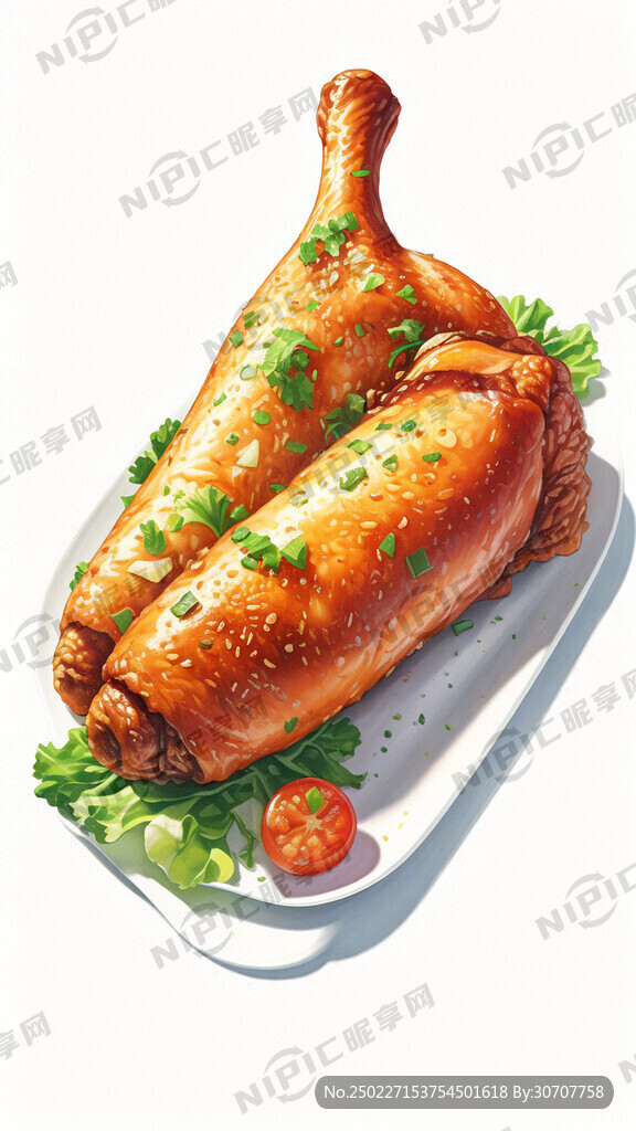 炸大雞腿海報