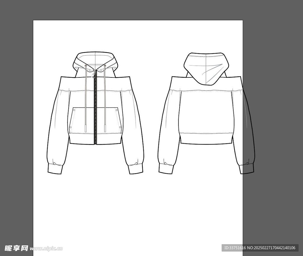 服裝款式矢量圖