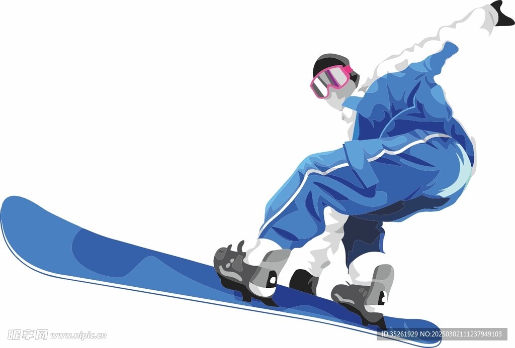矢量 滑雪 人物