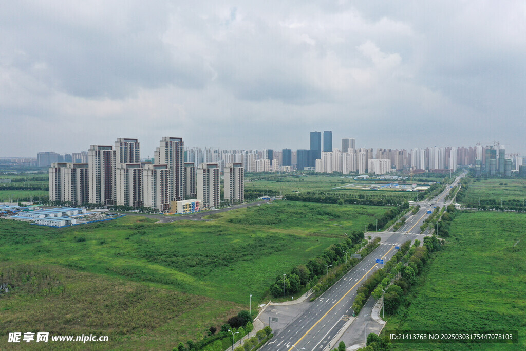 城市建筑全景